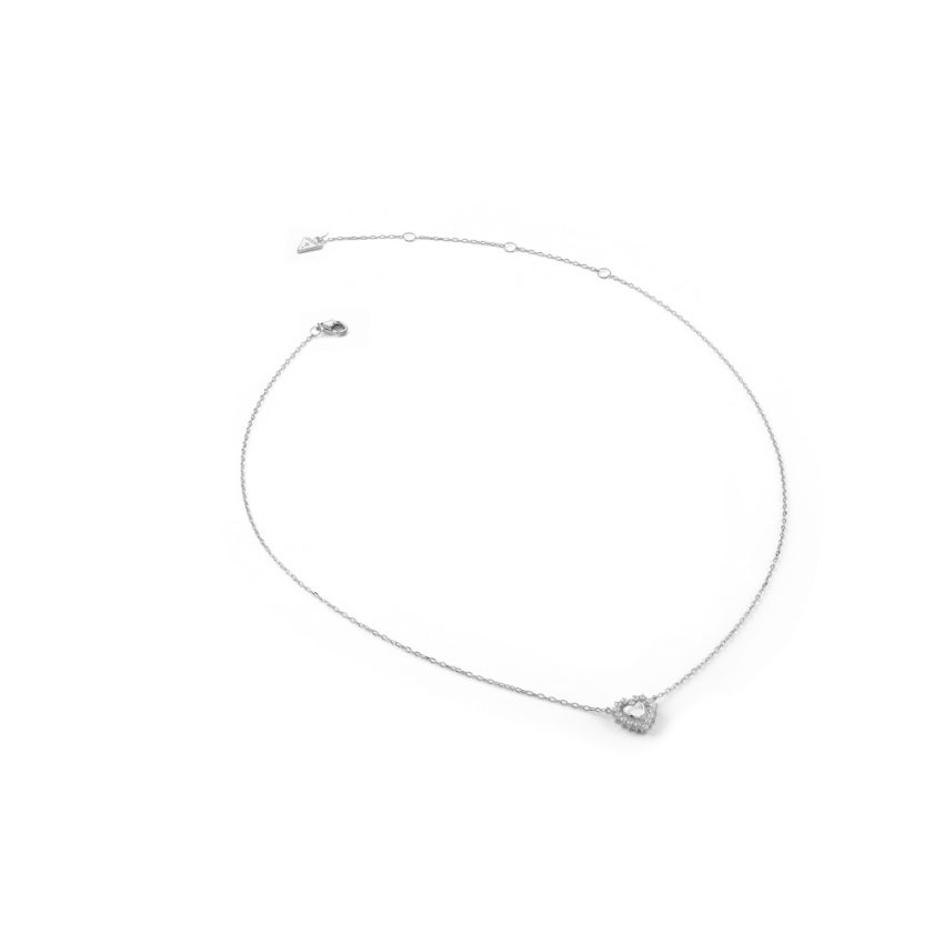 Guess - Halskette, Jardin, 40.5CM, Silber