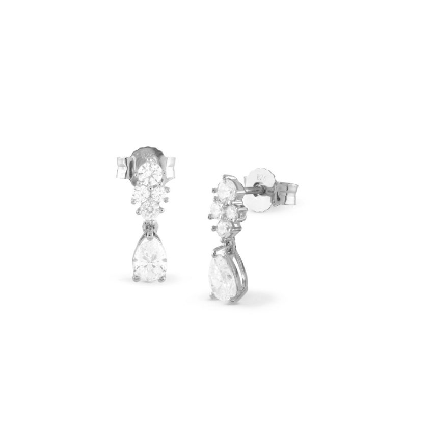 Guess - Ohrstecker, Jardin, 14mm, Silber