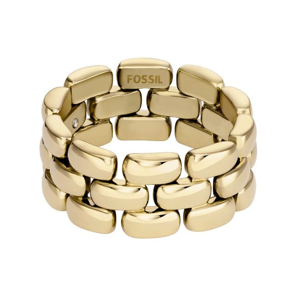 Fossil - Ring, Arden, 52, Goldfarben