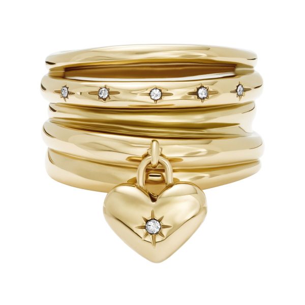 Fossil - Ring, Sadie, 57, Goldfarben