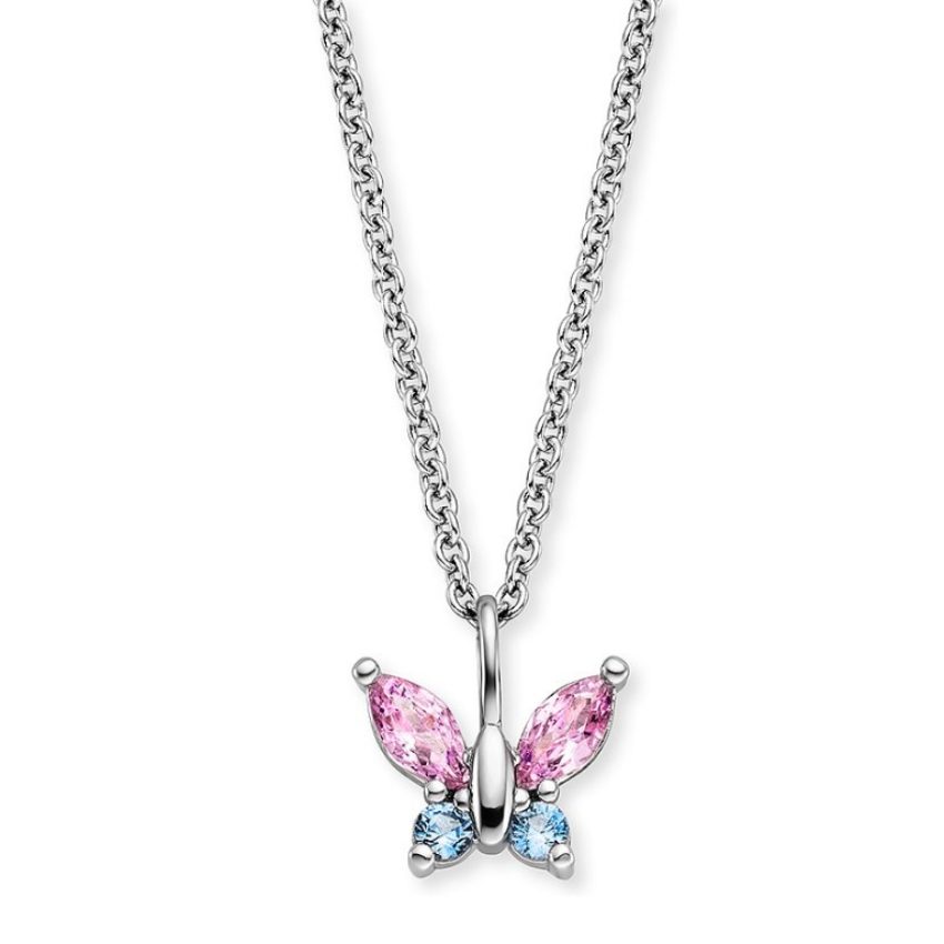 Herzengel HENS-BUTTERFLY1-ZI Kinder Halskette