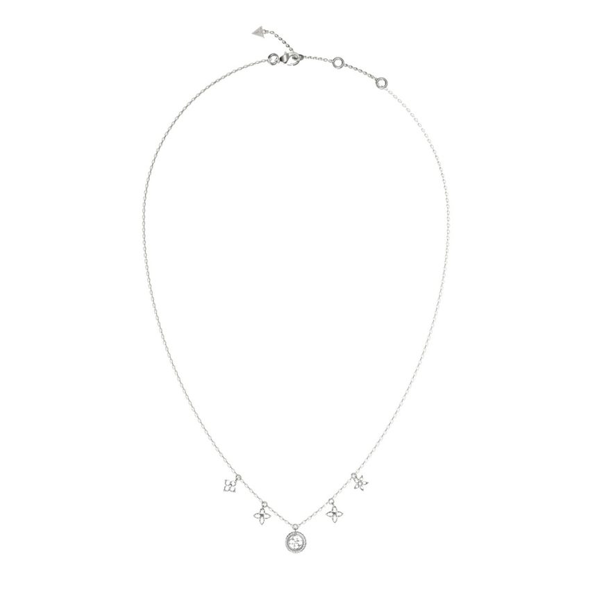 Guess - Halskette, Secret Garden, 45.5CM, Silber