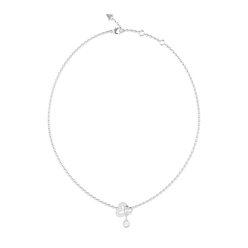 Guess - Halskette, Love Bites, 45.5CM, Silber