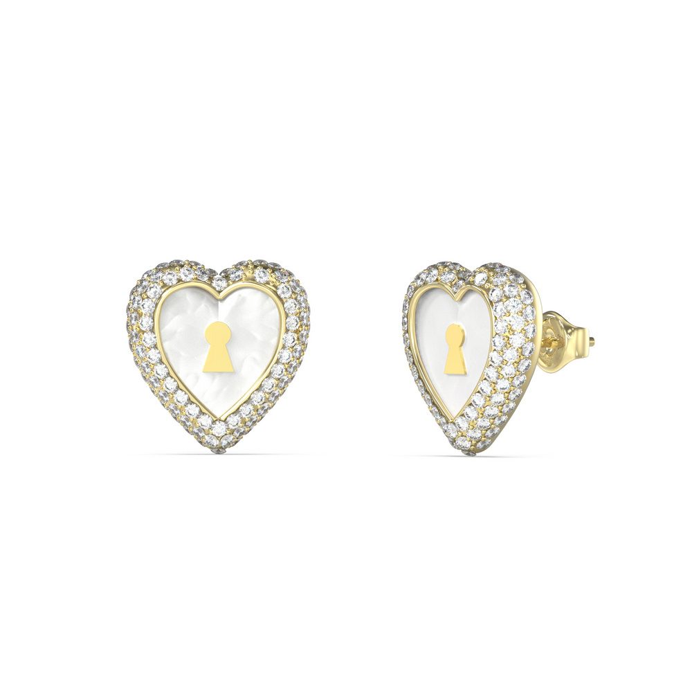 Guess - Ohrringe, Love Bites, One Size, Gold