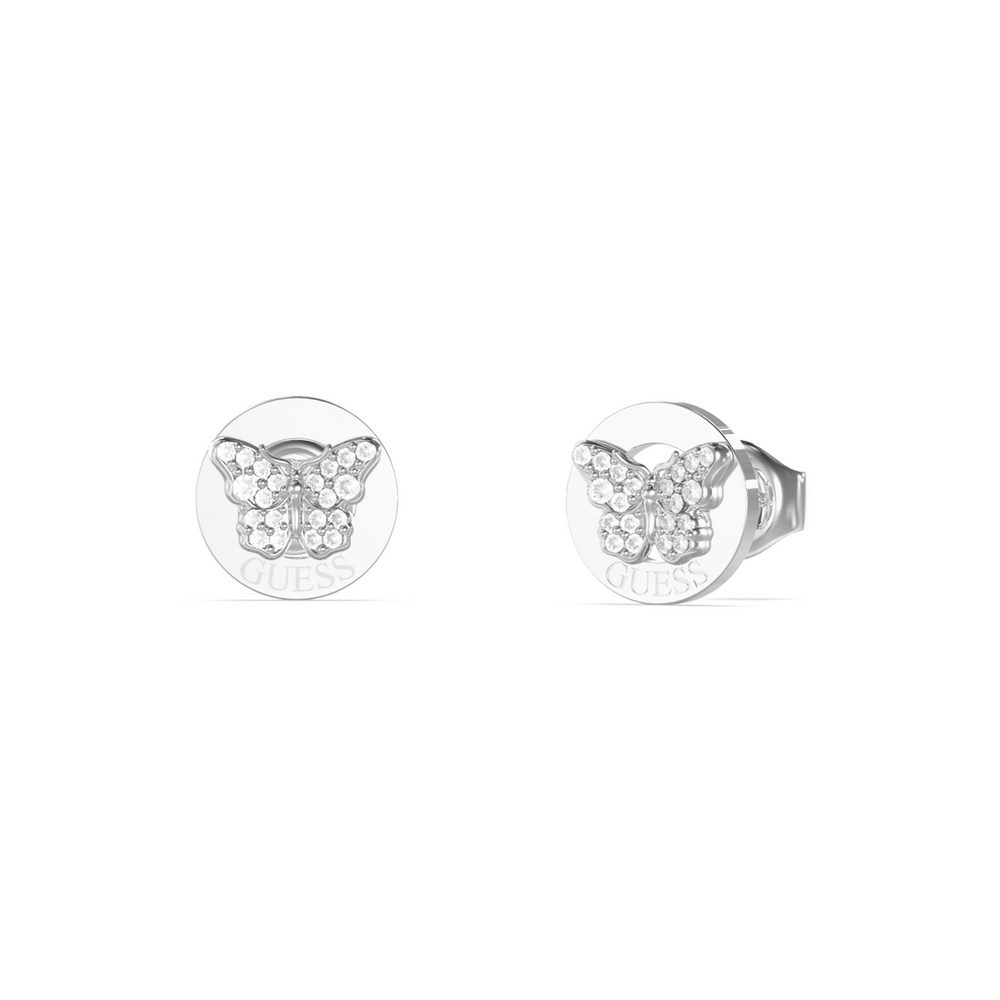 Guess - Ohrringe, Borboleta, One Size, Silber