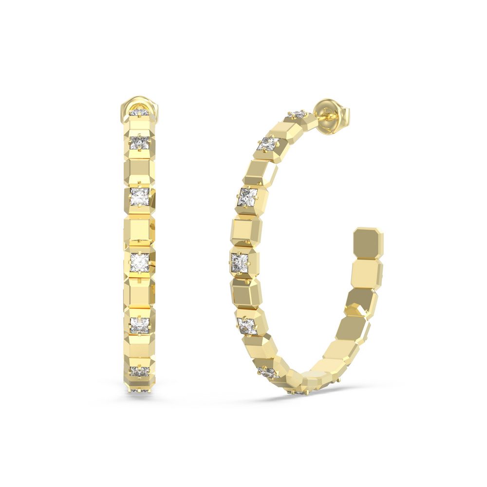 Guess - Ohrringe, Ace Of Diamonds, One Size, Gold