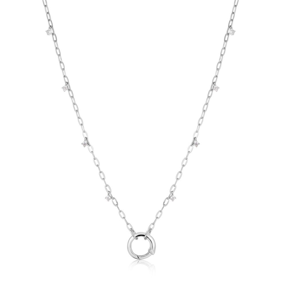 ANIA HAIE - Halskette, Pop Charms, 40.5CM, Silber
