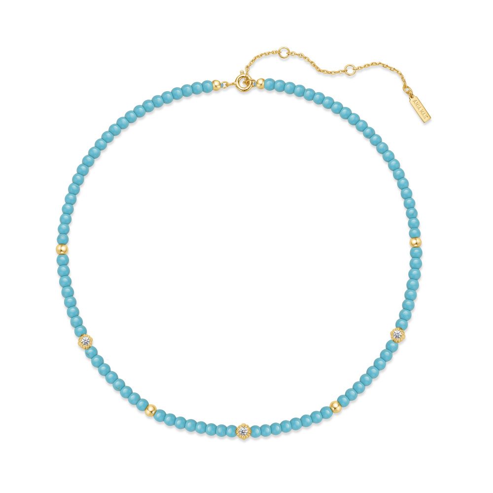 ANIA HAIE - Halskette, Chill Voyager, 38+7.5CM, Goldfarben