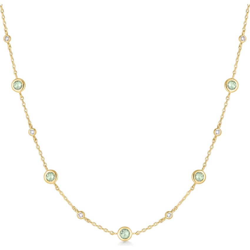 ANIA HAIE - Halskette, Ripple Joy, 40.5+5CM, Goldfarben