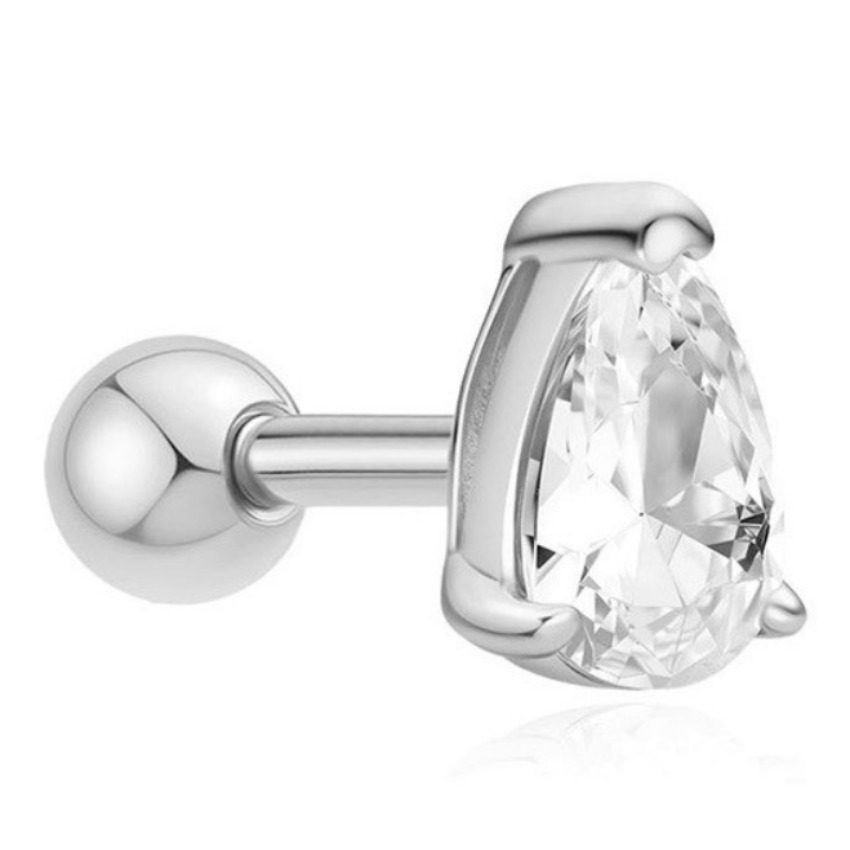 ANIA HAIE - Einzelohrstecker, Ear Edit, One Size, Silber