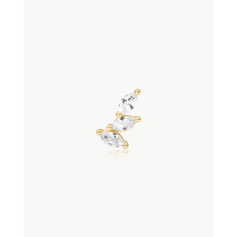 ANIA HAIE - Einzelohrstecker, Ear Edit, One Size, Goldfarben