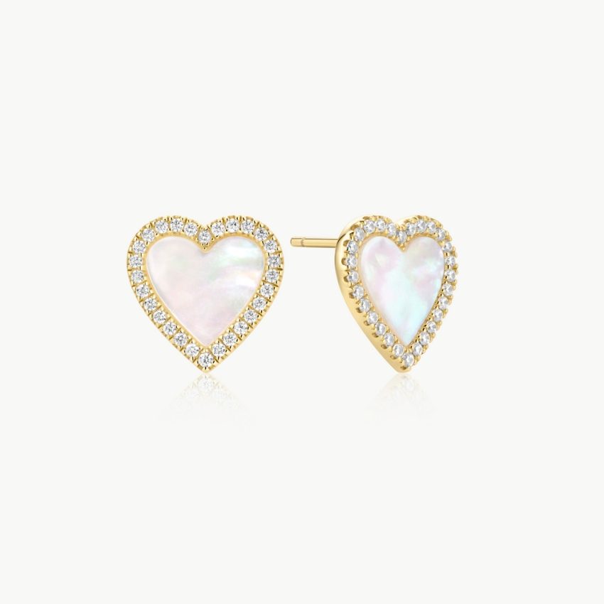 ANIA HAIE - Ohrstecker, Heart Xpress, One Size, Goldfarben