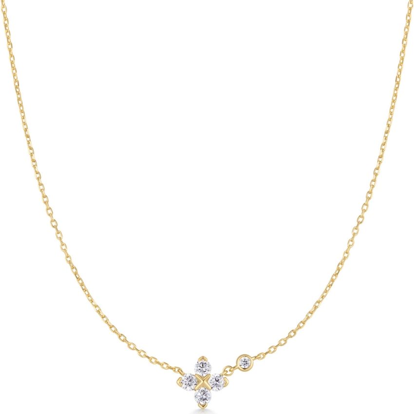ANIA HAIE - Halskette, Starlit Drops, 40.5+5CM, Goldfarben