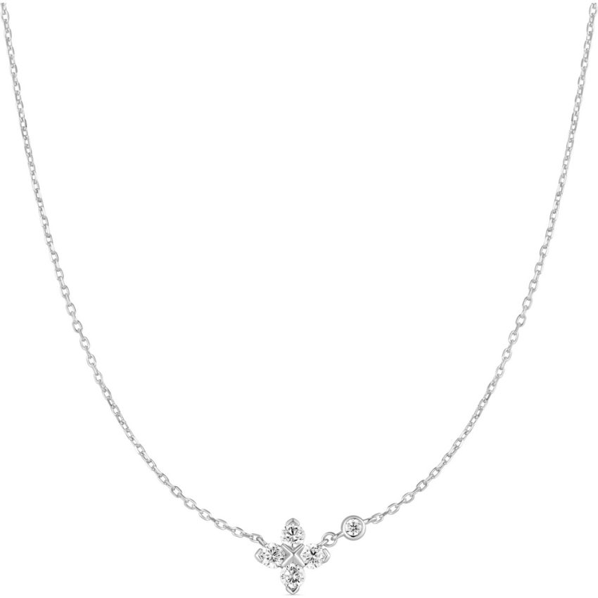 ANIA HAIE - Halskette, Starlit Drops, 40.5+5CM, Silber