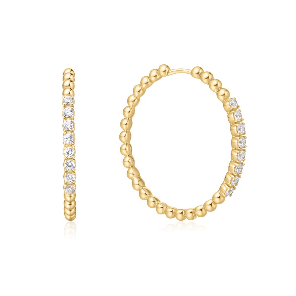 ANIA HAIE - Creolen, Miss Dainty, One Size, Goldfarben