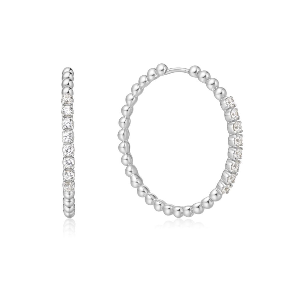 ANIA HAIE - Creolen, Miss Dainty, One Size, Silber