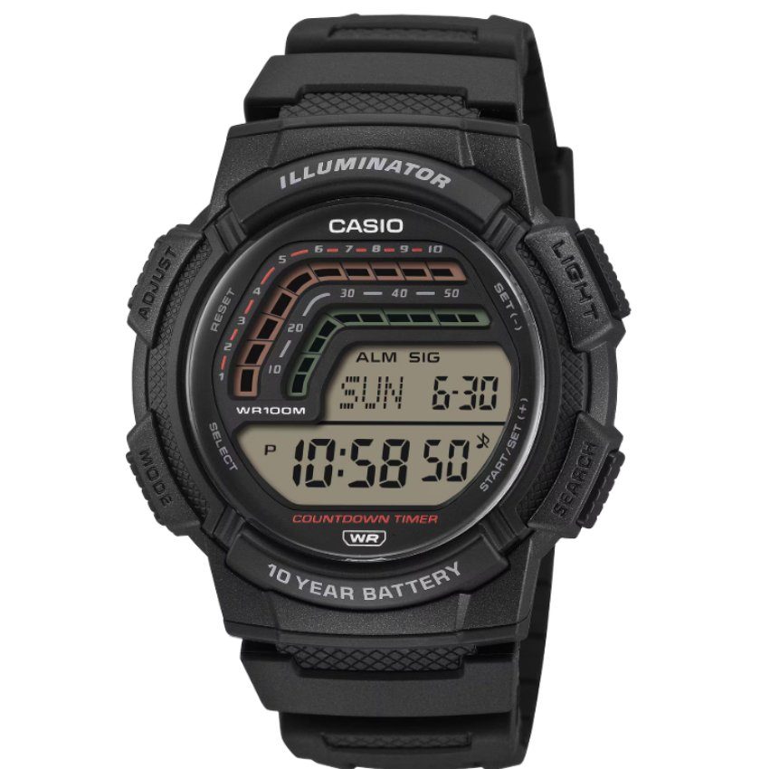CASIO - Digitaluhr,  TIMELESS COLLECTION Men, 48mm, Black