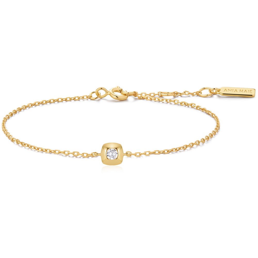 ANIA HAIE - Armband, Tide Echo, 16.5+2CM, Goldfarben