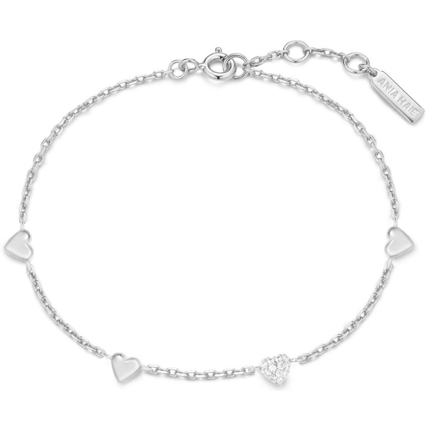 ANIA HAIE - Armband, Starlit Drops, 16.5+2CM, Silber
