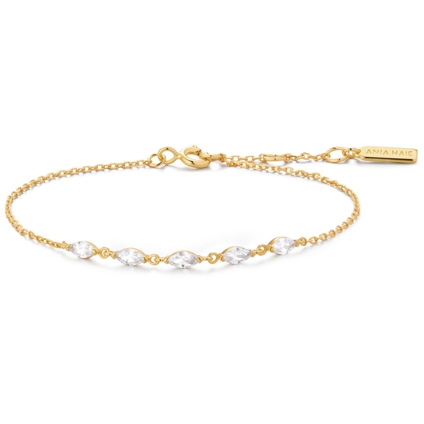 ANIA HAIE - Armband, Luna Gaze, 16.5+2CM, Goldfarben