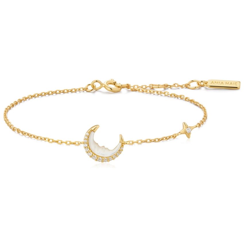ANIA HAIE - Armband, Luna Gaze, 16.5+2CM, Goldfarben
