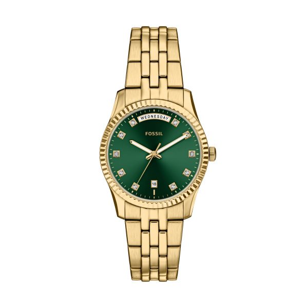 Fossil - Analoguhr, Scarlette, 34mm, Gold
