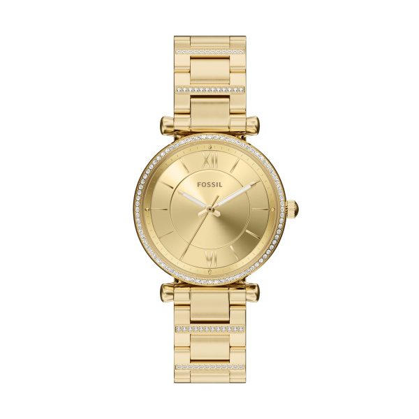 Fossil - Analoguhr, Carlie, 35mm, Gold