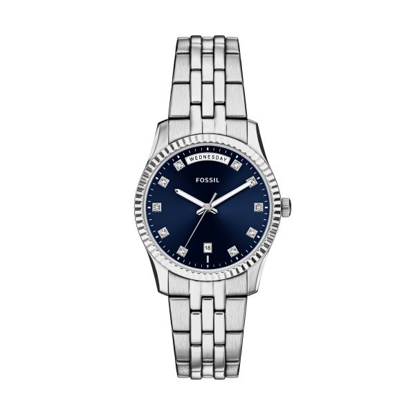 Fossil - Analoguhr, Scarlette, 34mm, Silber