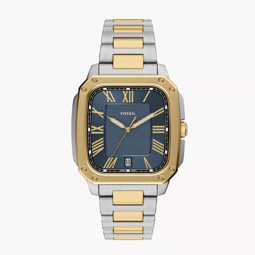 Fossil - Analoguhr, Crosby, 42mm, Multicolor