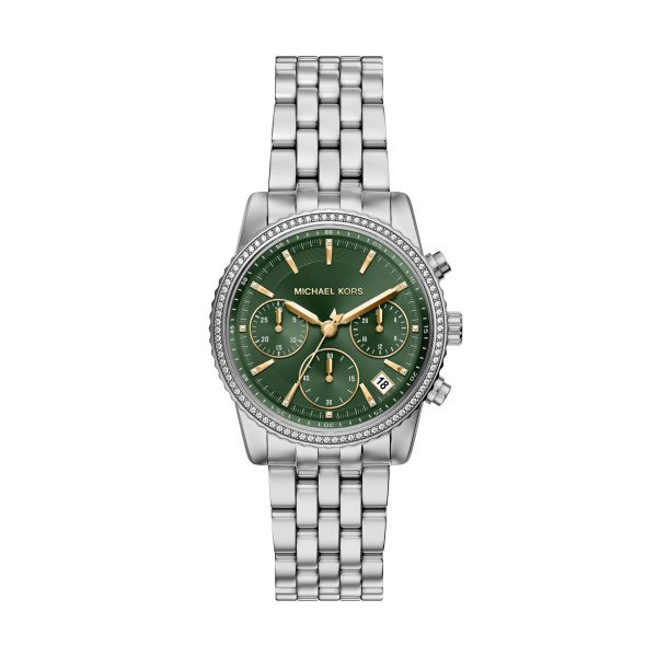 Michael Kors - Chronograph Uhr, Bryant, 35mm, Silber