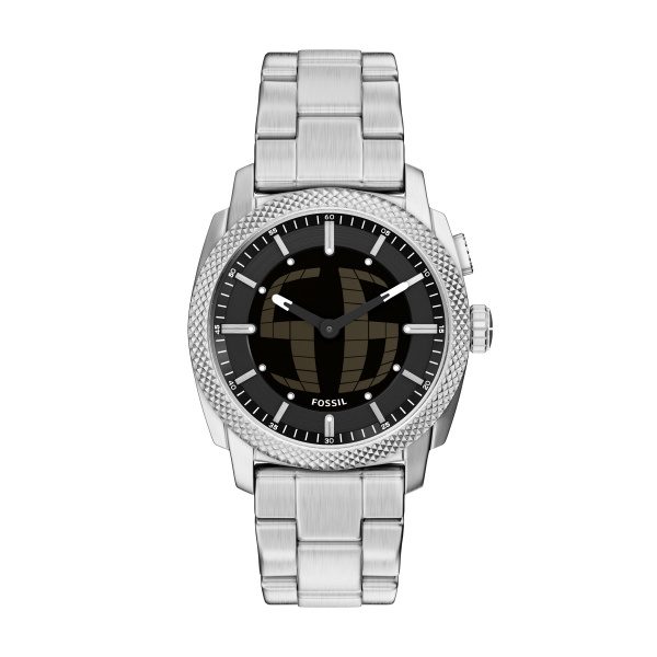 Fossil - Digitaluhr, Big Tic, 41mm, Silber