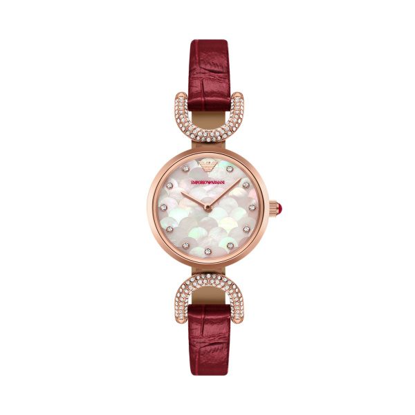 Emporio Armani AR11737 Perlmutt Damen Uhr