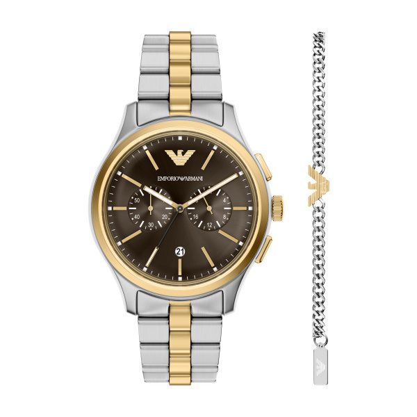 Emporio Armani AR80084SET Herrenset Uhr