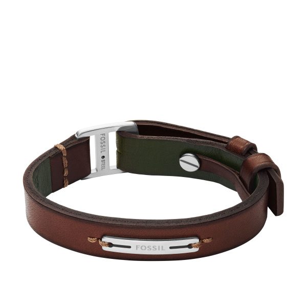 Fossil - Armband, Machine, One Size, Silberfarben