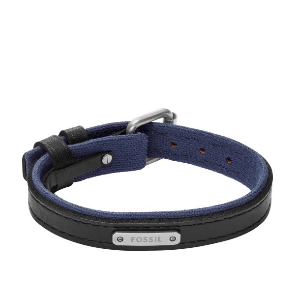 Fossil - Armband, Everett, One Size, Silberfarben