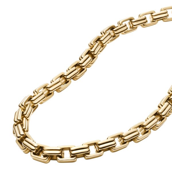 Fossil - Halskette, Raquel, 40.5+5CM, Goldfarben