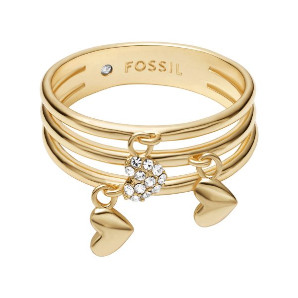 Fossil - Ring, Sutton, 56, Goldfarben