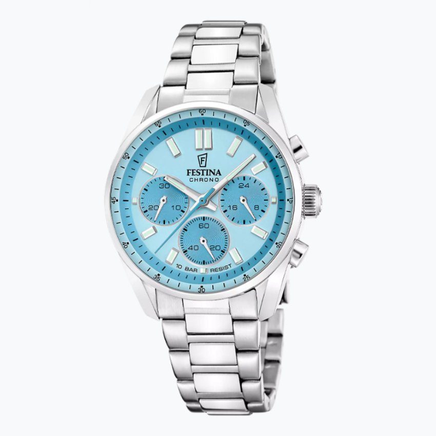 Festina - Chronograph Uhr, Boyfriend Collection, 37mm, Silber