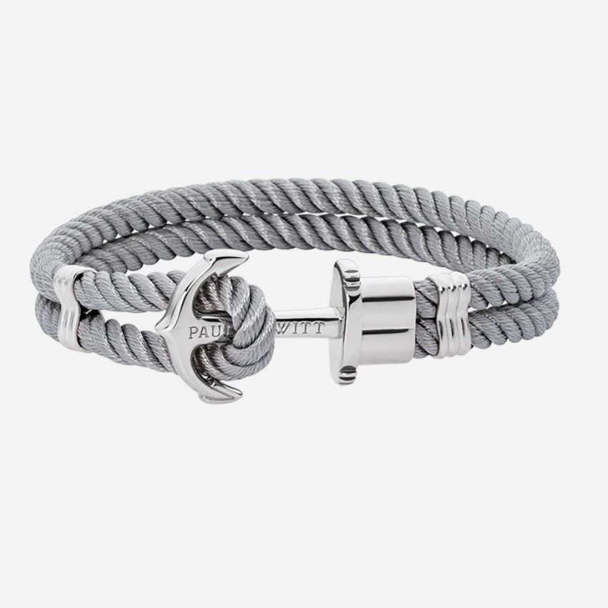 Paul Hewitt PH-FB Phrep Vintage Grau Herren Armband