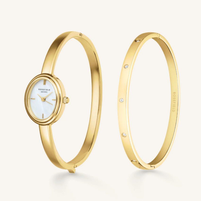 Rosefield - Analoguhr,  Studio, 24mm, Goldfarben
