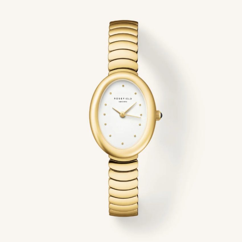 Rosefield - Analoguhr, Oval Evolution, 29mm, Goldfarben