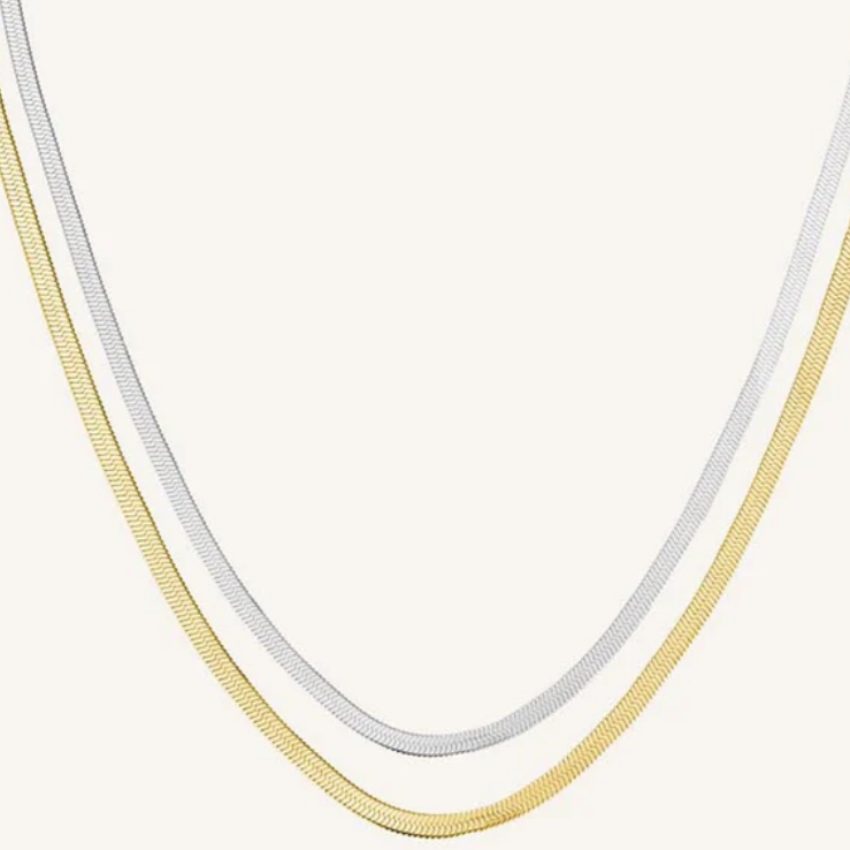 Rosefield - Halskette, 41+4CM, Zweifarbig