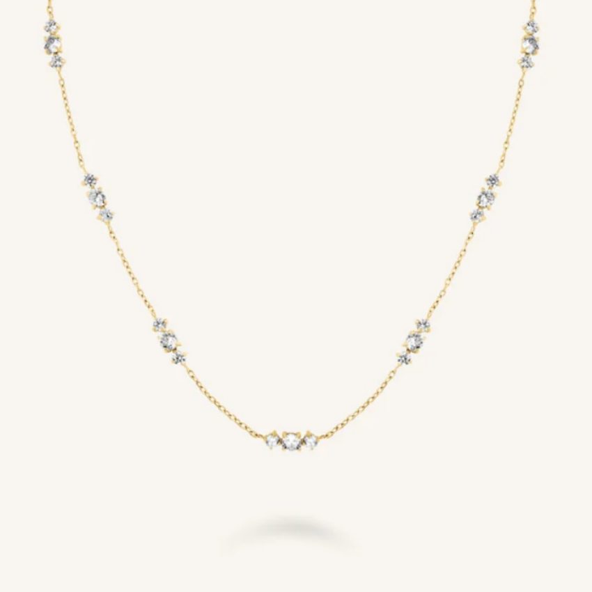 Rosefield JNTCG-J1015 Triple Crystals Damen Halskette