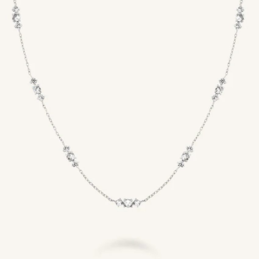 Rosefield JNTCS-J1016 Triple Crystals Damen Halskette