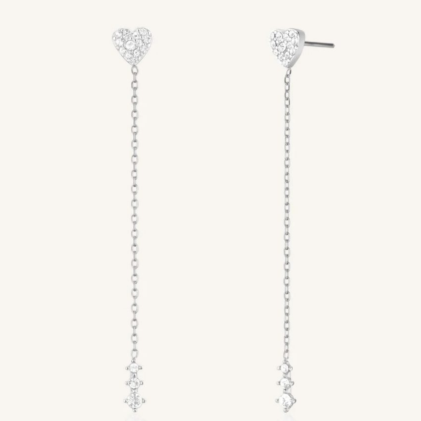 Rosefield - Ohrstecker, One Size, Silberfarben