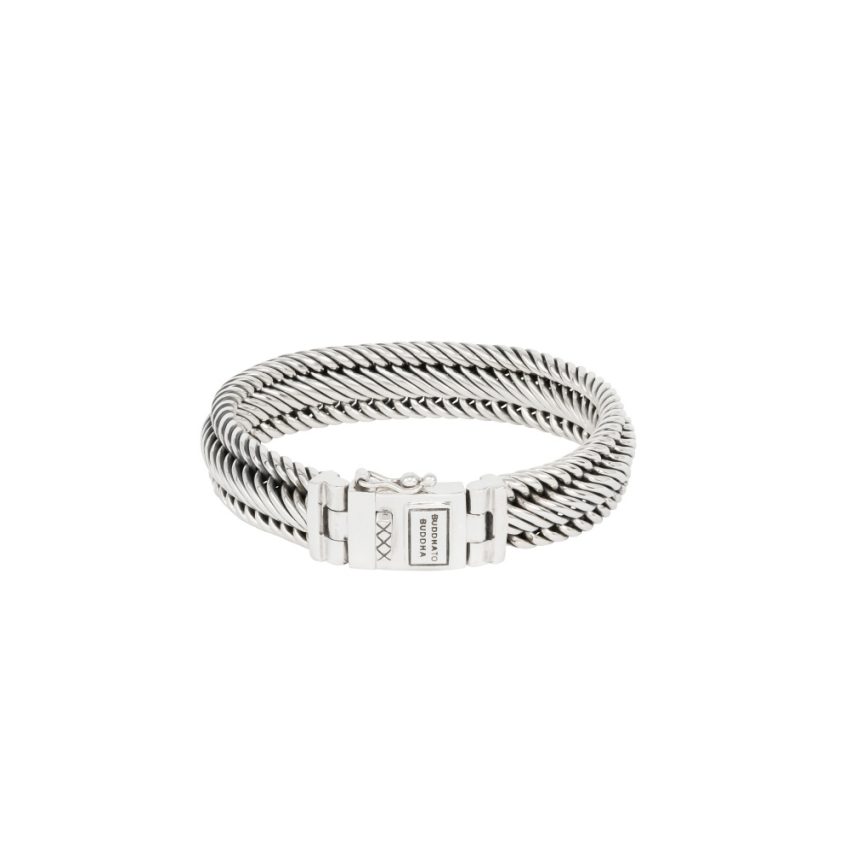 Buddha to Buddha 001J0115101 Edwin Small Silver Herren Armband