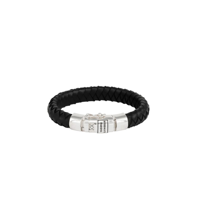Buddha to Buddha 001J0554403 Ben Leather Black Herren Armband