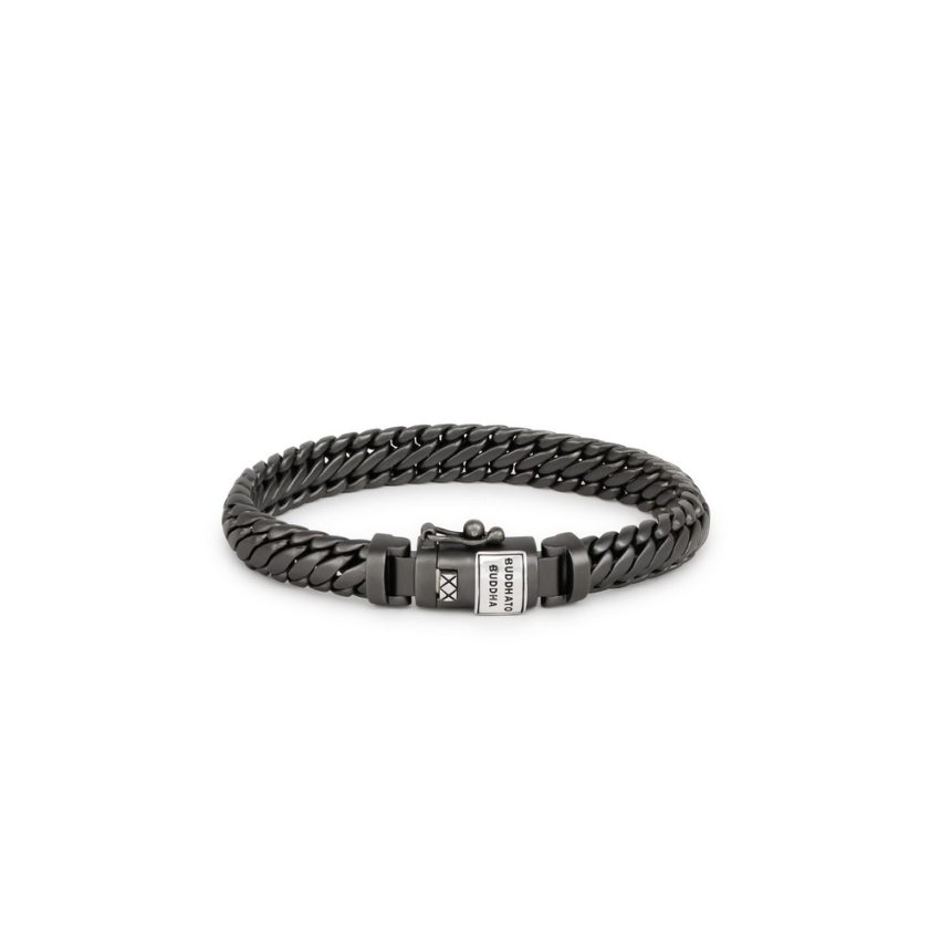 Buddha to Buddha 001K01070B2 Ben XS Bracelet Black Rhodium Silver Herren Armband