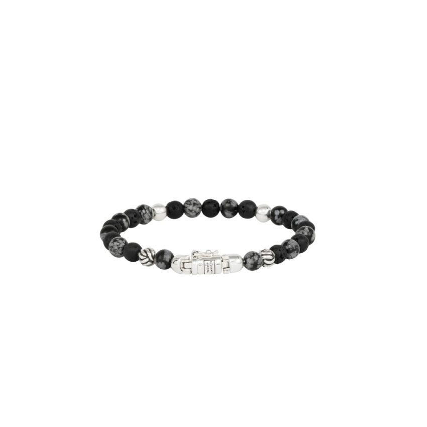 Buddha to Buddha 001J0118936 E Spirit Bead Mini Snowflake Herren Armband