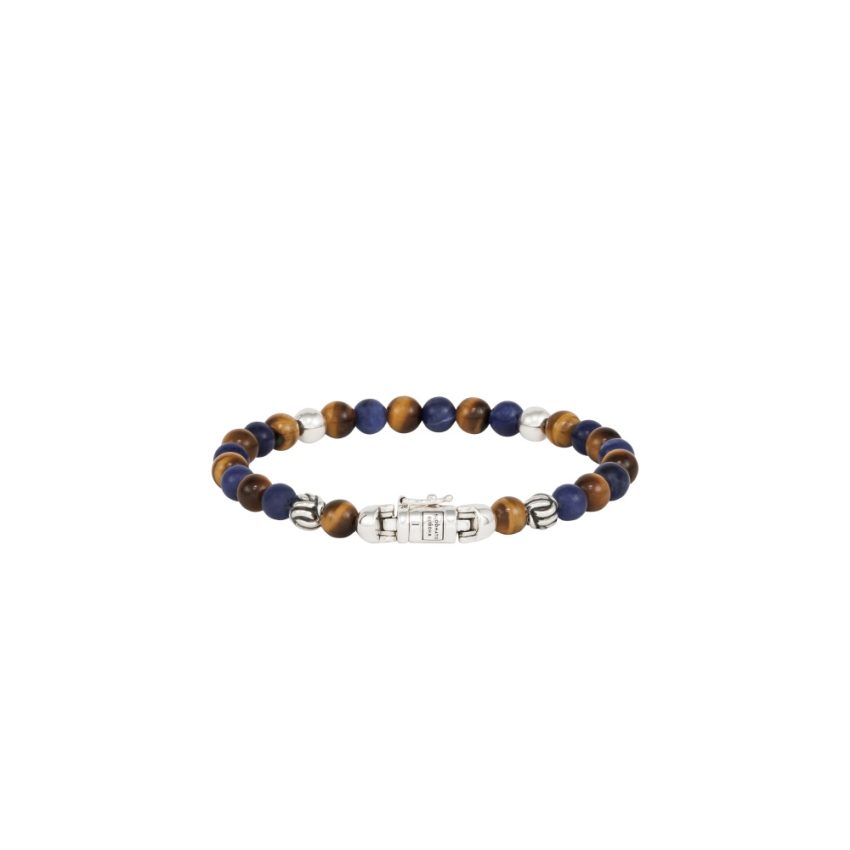 Buddha to Buddha 001J0118938 E Spirit Bead Mini Mix Sodalite Tigereye Herren Armband